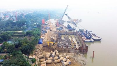 El proyecto del Puente Tu Lien, con un valor de más de 20 billones de VND: una mirada más de cerca al progreso de la construcción después de 8 meses desde el inicio de la construcción.