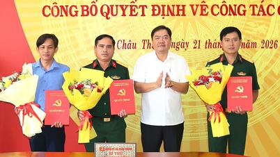 Le Comité permanent du Comité du Parti de la Commune de Chau Thanh a rendu des décisions concernant les nominations de personnel.