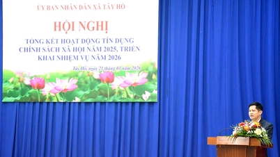 Năm 2025, tín dụng ưu đãi tạo việc làm cho 593 lượt hộ nghèo, chính sách xã Tây Hồ