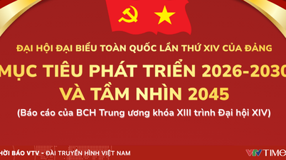[Infographic] Đại hội XIV của Đảng: Mục tiêu phát triển 2026-2030 và tầm nhìn 2045