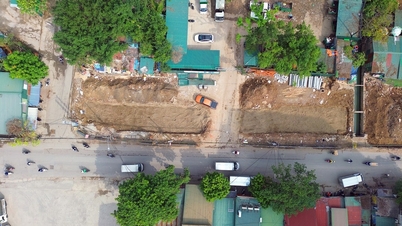 Projet d'élargissement de la route Linh Nam à 40 m : les travaux débutent et devraient s'achever en 2027.