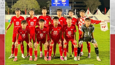 Breaking News: PVF brilliantly draws with PSG thanks to a goal similar to Dinh Bac's, boosting the morale of the Vietnam U23 team.