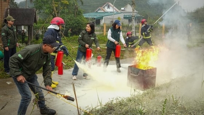 Το Κέντρο Διατήρησης Αρκούδας Ninh Binh διεξάγει άσκηση πυρασφάλειας το 2026.