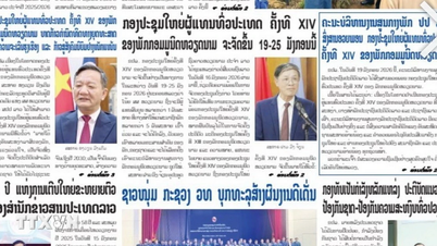 Lao newspapers highly appreciate the strategic direction of the 14th Party Congress.