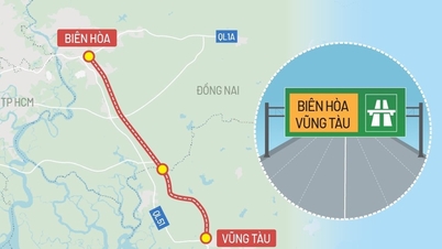 Jalan Tol Bien Hoa - Vung Tau, hampir 18.000 miliar VND: Tampilan di lokasi dan target penyelesaian tahun 2026.