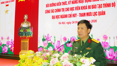 Trường Sĩ quan Lục quân 1: Bồi dưỡng công tác Đảng, công tác chính trị cho hơn 500 học viên