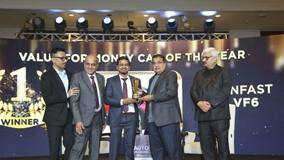 VinFast VF 6 giành giải Xe đáng tiền của năm tại Auto9 Awards 2026