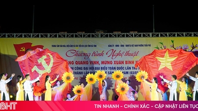 Sôi nổi chương trình nghệ thuật mừng Đảng, mừng Xuân tại phường Trần Phú