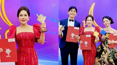 Viet Huong recebe 3 prêmios consecutivos, revelando sua forte rede de apoio.