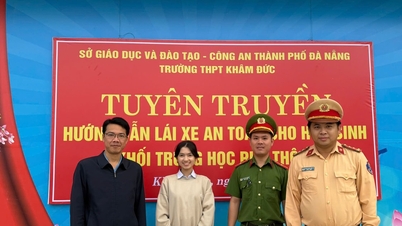 Da Nang intensifica le campagne di sensibilizzazione sulla sicurezza stradale nelle scuole.