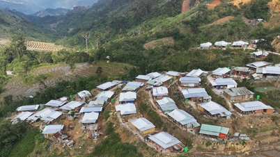 Ngoc Linh Dağı'nın zirvesinde yeni bir eve sahip olmanın mutluluğu.