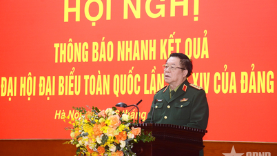 Nguyễn Trong Nghia tábornok elnökölt a konferencián, hogy gyorsan bejelentse a párt 14. országos kongresszusának eredményeit.