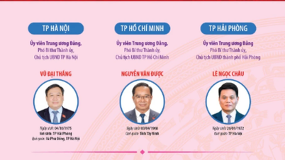 34 Chủ tịch Ủy ban Nhân dân tỉnh, thành phố cập nhật đến ngày 23/1/2026