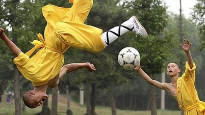 Çin, Shaolin kung fu'yu futbol antrenmanlarına entegre ediyor.