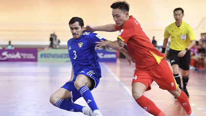 Vietnams futsallag besegrade Kuwait på dramatiskt sätt i asiatiska mästerskapet.