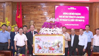 El camarada Bui Thang, subsecretario del Comité del Partido Provincial de Lam Dong, visitó la prisión de Thu Duc y transmitió sus saludos de Año Nuevo a la misma.