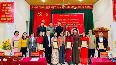 ខេត្តកៀនដៃបានរៀបចំពិធីបូកសរុប និងប្រគល់រង្វាន់សម្រាប់ការប្រកួតអនឡាញ ដើម្បីស្វែងយល់អំពីសេចក្តីសម្រេចនៃសមាជបក្សលើកទី១ របស់ឃុំ។