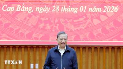 Tổng Bí thư: Cao Bằng biến lợi thế đặc thù thành động lực phát triển thực chất