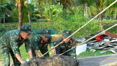 Ca Mau : Huit bombes remises aux troupes du génie pour détonation contrôlée.