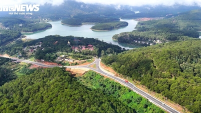 O projeto da Rodovia Circular de Da Lat, orçado em 870 bilhões de VND, está 94% concluído, mas os últimos 200 metros ainda estão paralisados.