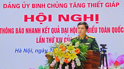 Đảng ủy Binh chủng Tăng thiết giáp: Thông báo nhanh kết quả Đại hội XIV của Đảng