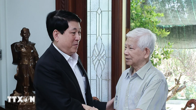 President Luong Cuong extends New Year greetings and expresses gratitude to former leaders of the Party and State.