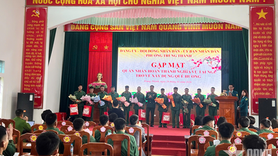 Thai Nguyen welcomes back over 2,200 young men who have completed their military service.