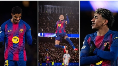 Yamal e Rashford marcaram os gols da virada do Barcelona, ​​que avançou para as oitavas de final.