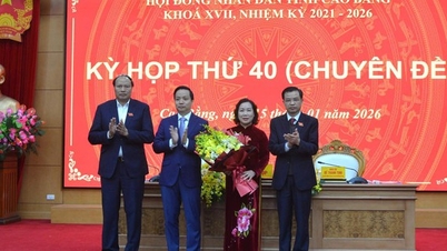 Godkjenner valgresultatet for stillingen som nestleder i folkekomiteen i Cao Bang-provinsen.