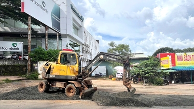จังหวัดลำดงกำลังปรับปรุงถนนในเขตเมืองหลายสายในจังหวัดเกียเงียก่อนเทศกาลตรุษจีน