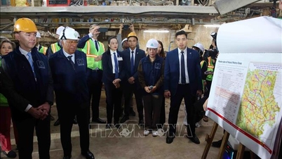 Chủ tịch Hội đồng châu Âu thăm dự án metro số 3