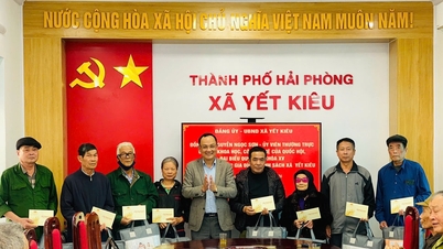 I membri dell'Assemblea Nazionale hanno visitato Hai Phong e hanno offerto dei doni ai beneficiari delle politiche sociali.