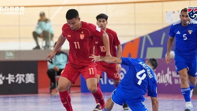 タイはフットサルで6-1で勝利し、ベトナムとともにアジアフットサル選手権準々決勝への出場権を獲得した。