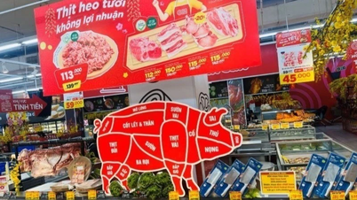 Supermarket GO! sprzedaje świeżą wieprzowinę bez zysku z okazji Nowego Roku Księżycowego.