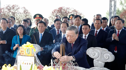 Generalsekretär To Lam opferte Weihrauch zum Gedenken an Generalsekretär Tran Phu und Generalsekretär Ha Huy Tap.