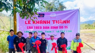 Proyek pekerjaan umum membawa musim semi ke dataran tinggi.
