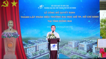 A Ho Si Minh-városi Nyílt Egyetem bejelentette, hogy fióktelepet hoz létre Dong Naiban.
