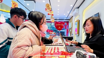 Domestic gold prices continued to fall by 3.5 million VND per tael.