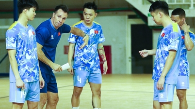 A vietnami futsalválogatott alaposan készül a Thaiföld elleni mérkőzésre.