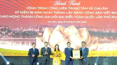 Khánh thành công trình Công viên Gia Lâm