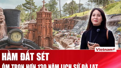 Beundra en miniatyr av Da Lat bland de unika skulpturerna som är huggna in i den röda jorden.