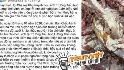 The truth about the image of "frozen pork ribs with an 'unusual' color being supplied to schools in Ho Chi Minh City"