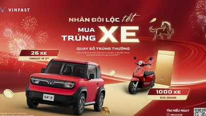 VinFast роздасть клієнтам 26 автомобілів VF 3 та 1000 електромотоциклів під час Tet 2026.
