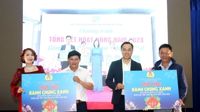 ເຂົ້າໜຽວຂຽວ 1.000 ອັນ ໄດ້ແຈກຢາຍໃຫ້ສະມາຊິກສະຫະພັນ ແລະ ກຳມະກອນໃນເມືອງດານັງ.