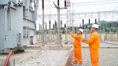 Kraftledningen på 110 kV mellom Son Dong og Luc Nam er nå satt på.