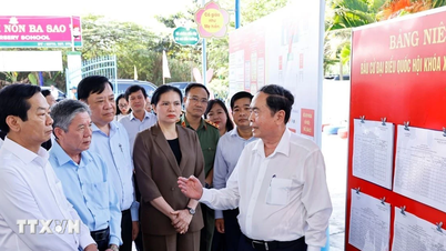 The Speaker of the National Assembly inspects election preparations in Dong Thap.