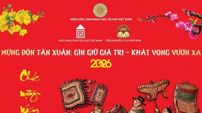 The Museum of Ethnology erected a ceremonial pole, recreating the atmosphere of the Vietnamese Tet (Lunar New Year) celebration.