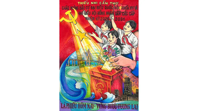 国会議員と各級人民評議会代表の選挙を祝う絵画コンクールには70点の作品が参加した。