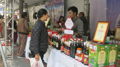 Los regalos OCOP Tet de Hai Phong atraen clientes.