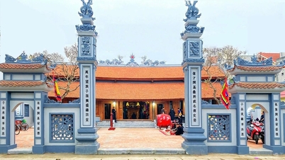 ពិធីសម្ពោធអគារសហគមន៍ Van Loi ដែលត្រូវបានជួសជុលឡើងវិញ ដែលជាវិមានប្រវត្តិសាស្ត្រជាតិ។